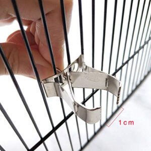 ULTECHNOVO Birds Food Holder Food Vegtable Fruits Holder Bird Feeder Cage Birds Feeder Devices Clip Vegetables Feeder for Cockatiel Bird Parrot Hamster 5Pcs