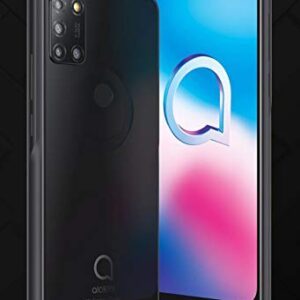 Alcatel 3X (2020) 4G LTE Volte GSM Unlocked 128GB 48MP Quad Camera 6.52" 5061a Octa Core Android 10 Works Worldwide (Not for Verizon/Boost) (Black, 128GB)