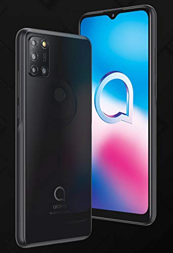 Alcatel 3X (2020) 4G LTE Volte GSM Unlocked 128GB 48MP Quad Camera 6.52" 5061a Octa Core Android 10 Works Worldwide (Not for Verizon/Boost) (Black, 128GB)