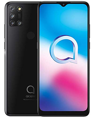 Alcatel 3X (2020) 4G LTE Volte GSM Unlocked 128GB 48MP Quad Camera 6.52" 5061a Octa Core Android 10 Works Worldwide (Not for Verizon/Boost) (Black, 128GB)