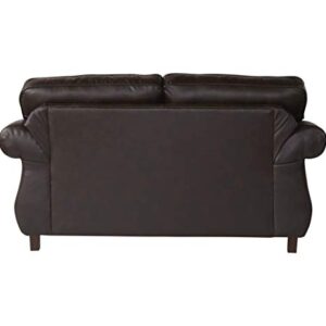 Roundhill Furniture Leinster Love Seats, Espresso