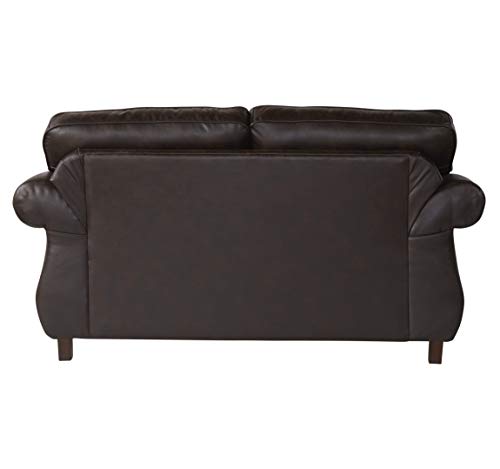 Roundhill Furniture Leinster Love Seats, Espresso