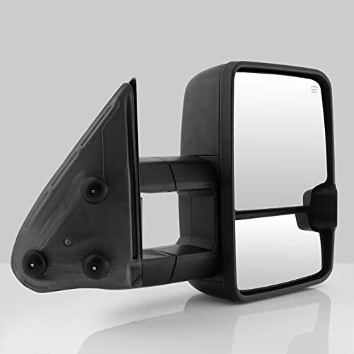 AKKON - For 03-06 Chevy Silverado Suburban Tahoe GMC Sierra Yukon Pickup Truck Extending Power Heated Tow Mirrors w/Smoked Signal