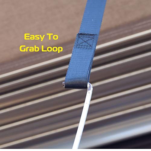 EZ-Xtend RV Camper Awning Pull Strap Replacement Awning Strap Made UV Polyester Webbing and Lifetime Thread for Easy Operation of Your RV Patio Awning (97")