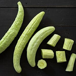 Armenian Pale Green Cucumber Seeds for Planting, 100+ Heirloom Seeds Per Packet, (Isla's Garden Seeds), Non GMO Seeds, Botanical Name: Cucumis sativus, Great Home Garden Gift