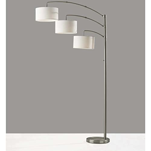 Adesso 4159-22 Cabo 82 inch 100.00 watt Brushed Steel Arc Floor Lamp Portable Light