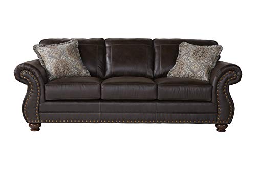 Roundhill Furniture Leinster Sofas, Espresso