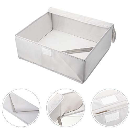 Cabilock Socks Underwear Cloth Drawer Organizer Cabinet Closet Organizer Storage Box with Lid for Clothes Socks Lingerie Underwear Ties