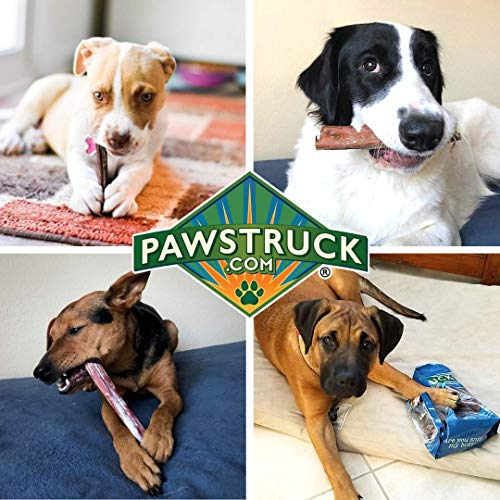 Pawstruck “Bizarre” Bully Sticks for Dogs (by Weight) Eco-Conscious, Bulk, Natural & Odorless Bullie Bones Made for K9 & Puppies - Long Lasting Chew by USA Company (8" to 12" Sticks, 1lb. Bag)