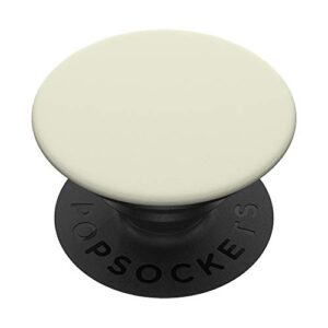 cream off-white minimalist neutral matte solid color popsockets popgrip: swappable grip for phones & tablets