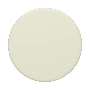 Cream Off-White Minimalist Neutral Matte Solid Color PopSockets PopGrip: Swappable Grip for Phones & Tablets