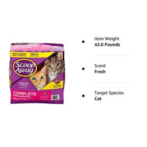 Scoop Away Complete Performance, Scented Cat Litter, 42 Pounds