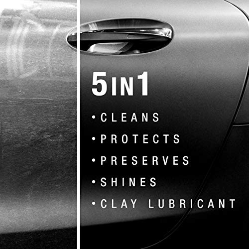 Nu Finish 5-in-1 Complete Detailer Spray with Towel, Preserves and Protects Car Detailing, Includes 1 Microfiber Towel, 22 Oz Spray