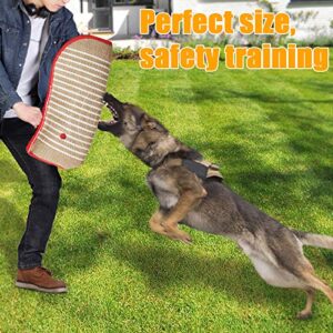 Dog Bite Training Set - Dog Bite Sleeve, Dog Bite Pillow Tug Toy, Dog Training Stick - Professional Training Equipment for Training, Biting, Interactive, Fetch, K9, Puppy (Transverse Stripe)