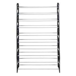 Portable Shoe Rack Organizer, Stackable Entryway Shoe Tower Shelf Storage Cabinet Stand for Boots, Slippers, Sneaker (10 Tiers 50 Pairs)