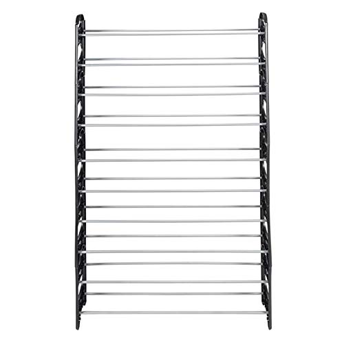 Portable Shoe Rack Organizer, Stackable Entryway Shoe Tower Shelf Storage Cabinet Stand for Boots, Slippers, Sneaker (10 Tiers 50 Pairs)