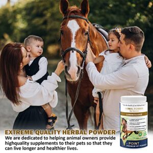 V-POINT - Laminitis Ease - Supports and Prevents Acute Laminitis Attacks, 100% Natural Herbal Powder for Horses (1.0 lb)