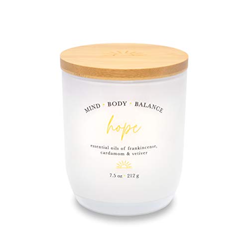 Aromatherapy Candle by Studio Oh! - Hope - 7.5-Ounce Coconut-Soy Blend Wax Scented Jar Candle for Home & Office - Burns up to 40 Hours