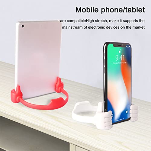 LINASHI Thumb Phone Holder, Lazy Thumb Stand Portable Multifunction Multi-Angle Adjustable Thumbs up Cell Phone Holder for Home Green One Size