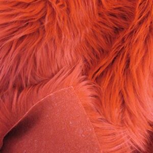 UV Reactive Solid Shaggy Faux Fur Fabric Sold by The Yard DIY Coats Costumes Scarfs Accessories Fashion (Neon Green)