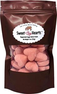 the little horse bakery sweet hearts peppermint sugar horse treats 9 oz.