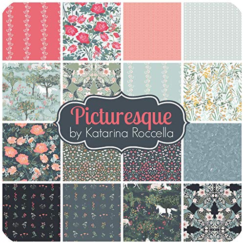 Art Gallery Picturesque Fat Quarters Fabric Wonders 16 Pcs Multi