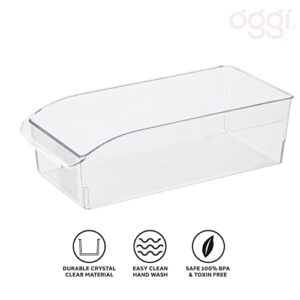 OGGI 7795V Storage Bin, 6-Inch, Clear