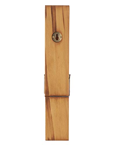 The Lakeside Collection Jumbo Clothespin Towel Holder Wall Hook - Farmhouse Bathroom Accent