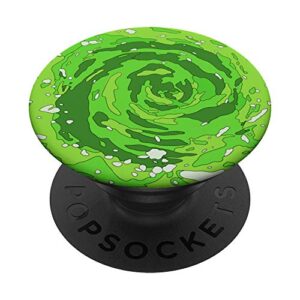 green cartoon portal popsockets popgrip: swappable grip for phones & tablets