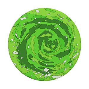 Green Cartoon Portal PopSockets PopGrip: Swappable Grip for Phones & Tablets