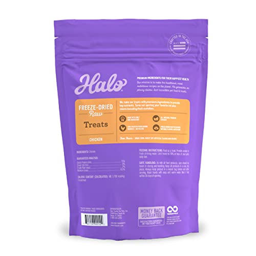 Halo 100% Chicken Breast Freeze-Dried Raw Treats, 3.7 oz.