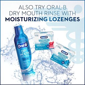 Oral-B Dry Mouth Oral Rinse Mouthwash, Moisturizing Mint, 16 Fl Oz