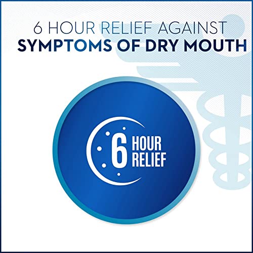 Oral-B Dry Mouth Oral Rinse Mouthwash, Moisturizing Mint, 16 Fl Oz