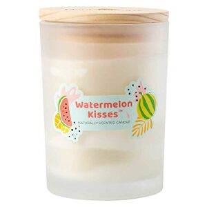 plant therapy watermelon kisses aromatherapy candle - vegan soy & coconut wax, 8 oz, long lasting, hand poured in the usa, scented with essential oils