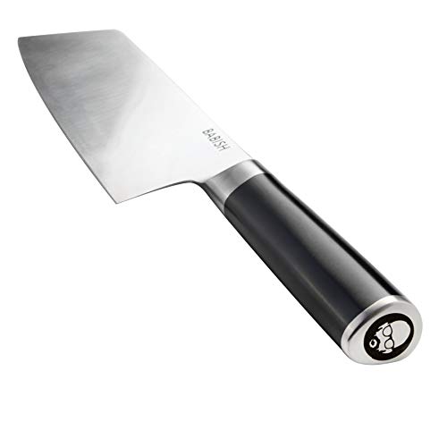 Babish High-Carbon 1.4116 German Steel Cutlery, 7.5" Clef (Cleaver + Chef) Knife, Good Housekeeping Standout Knife of 2022