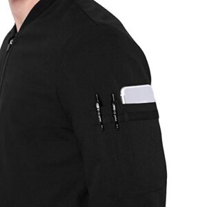 FIGS Zapote Scrub Jacket for Men — Black, M