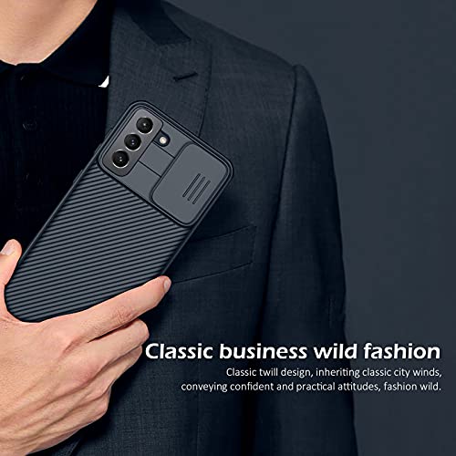 CloudValley for Samsung Galaxy S21 Case with Camera Cover, Full-Body Protective & Slim Fit, Camera Protection Case Only for Samsung Galaxy S21 5G 6.2 inch (2021 Release)-Black