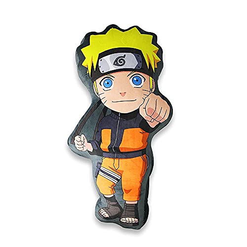 JUST FUNKY Naruto Chibi Plush Pillow, Throw Pillow, Decor, Polyester Pillow | 10 x 20 Inches | Bedding | Home Deco | Anime Pillow | Official Licensed