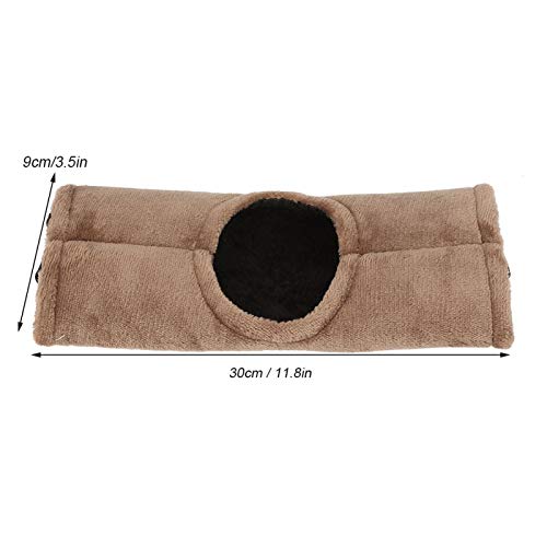 Fockety Pet Fun Tunnel, Non-Toxic with 2 Hooks Hanging Pet Tunnel, for Rabbit Ferret Hamster Guinea Pig