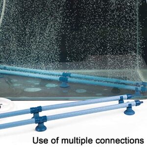 PAGOW 2 Pieces 10 Inch Aquarium Bubble Wall Air Stone Bar, Air Stone Bar Tubes with Suction Cups, Spray Aeration for Fish Tank Hydroponics Pump