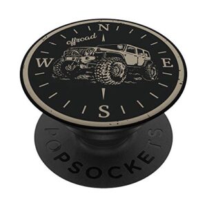 vintage retro off road adventure | 4x4 mudding popsockets swappable popgrip