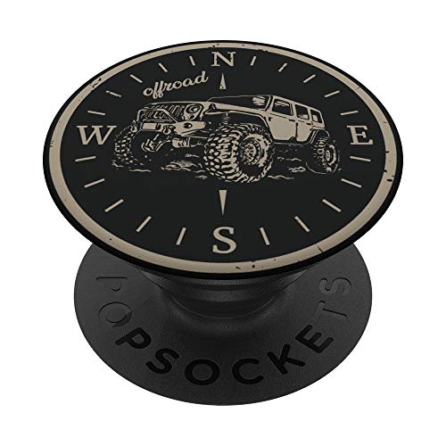 Vintage Retro Off Road Adventure | 4x4 Mudding PopSockets Swappable PopGrip