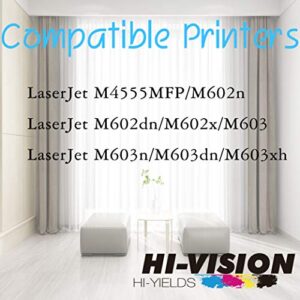 1-Pack HI-Vision Compatible HP CE390X 90X 390X Toner Cartridge for HP Laserjet Enterprise 600 M601n M601dn M602n M603n M4555 P4014 P4014n P4015 P4015n P4015tn P4515 P4515n P4515tn P4515x (Black)