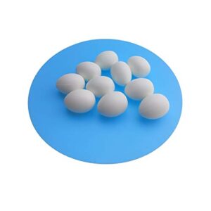 huwaimi 13g solid plastic eggs dummy eggs for racing pigeons (white 10pcs)