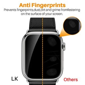 LK 8 Pack for Apple Watch 44mm Screen Protector Series 6/5 SE2 [Upgrade Soft Film] [Self-Healing] Ultra-thin Film, Screen Protector Apple Watch 44mm, Anti-Scratch, Touch Sensitive