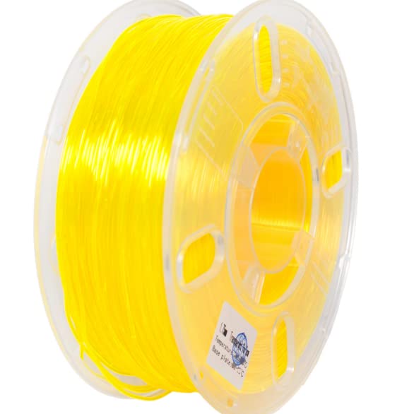 PRILINE PETG-1KG 1.75 3D Printer Filament, Dimensional Accuracy +/- 0.03 mm, 1kg Spool, 1.75 mm, Yellow