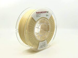 paramount 3d petg (skin - ivory) 1.75mm 1kg filament [irl10147501g]