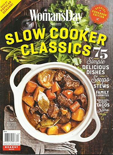 WOMANS DAY PRESENTS, SLOW COOKER CLASSICS MAGAZINE, SPECIAL COOKING EDITION,2020