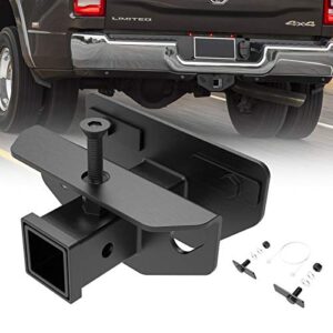 bunker indust rear trailer hitch receiver fit for 2003-2018 dodge ram 1500/2003-2013 ram 2500 3500/2019-2021 ram 1500 classic, 2" inch class 3 tow towing hitch