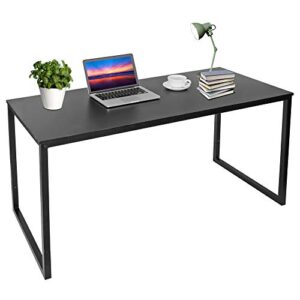 ZenStyle Computer Desk 47" Modern Sturdy Office Desk Computer Table PC Laptop Study Writing Desk for Home Office, Black